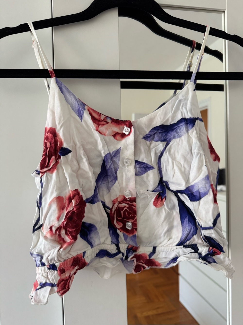 CAD Floral Crop Top